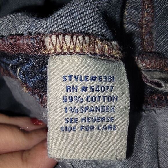 Cabi mid rise bootcut flap pocket denim jeans size 10 - Picture 5 of 6